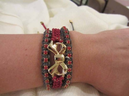 Conjunto de Pulseiras Macramê (Cod: 0794) - R$ 40,00 (três pulseiras) 
